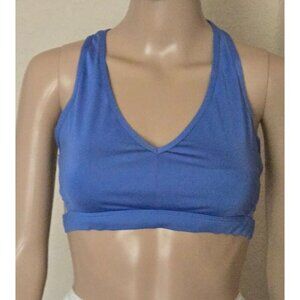 Victoria Sports strappy Back Wireless Sports Bra blue Size M